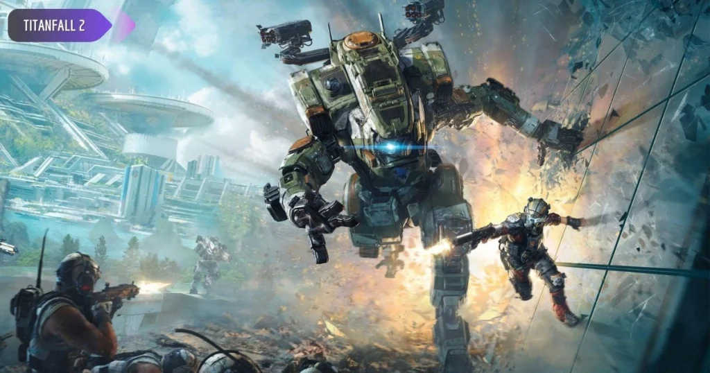 Titanfall 2 gameplay screenshot on PC, Underrated PC Games Are Better Than GTA, Scenescoop, Robots PC Game like Transformers