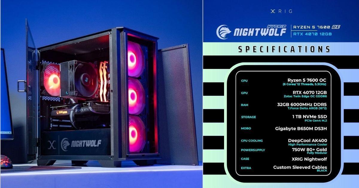 Affordable Gaming PC Under $1500 - Xrig Nightwolf Hybrid, prebuilt gaming pc under 1500, gaming experience specifications case design, 1500 gaming pc, connectivity aesthetics and salient features, features gaming experience specifications, pc under 1500 US dollar in 2023, gaming pcs under $1500, prebuilt gaming pcs, gaming pc build