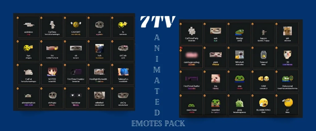 7 TV Extension for Free Twitch Emotes, 7TV extension for Streamer Meme Emotes, Meme Funny Face Emotes Free Pack for Twitch, YouTube, Reddit, Discord, free twitch emotes extension for Chrome, Edge, Safari browsers, twitch emotes pack, emotes pack free, Scenescoop