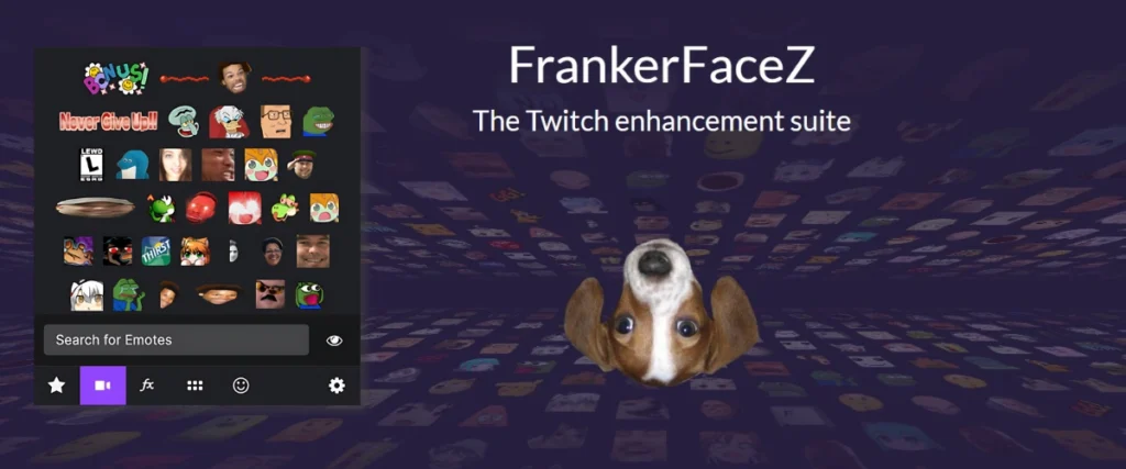 FrankerFaceZ Extension for Free Twitch Emotes, FFZ extension for Streamer Meme Emotes, Meme Funny Face Emotes Free Pack for Twitch, YouTube, Reddit, Discord, free twitch emotes extension for Chrome, Edge, Safari browsers, twitch emotes pack, emotes pack free, Scenescoop