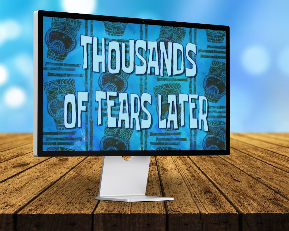 Thousands of Tears Later, Laugh Out Loud with 90 SpongeBob Timecards, Farc4y Gaming, Scenescoop Blog, SpongeBob Meme Templates All Timecards in Narrator's Voice Free Download, SpongeBob Wallpaper Full HD for Desktop, SpongeBob Ultra HD live wallpaper, Mini Transitions Clip for Funny Videos Editing, SpongeBob Timecard Clips