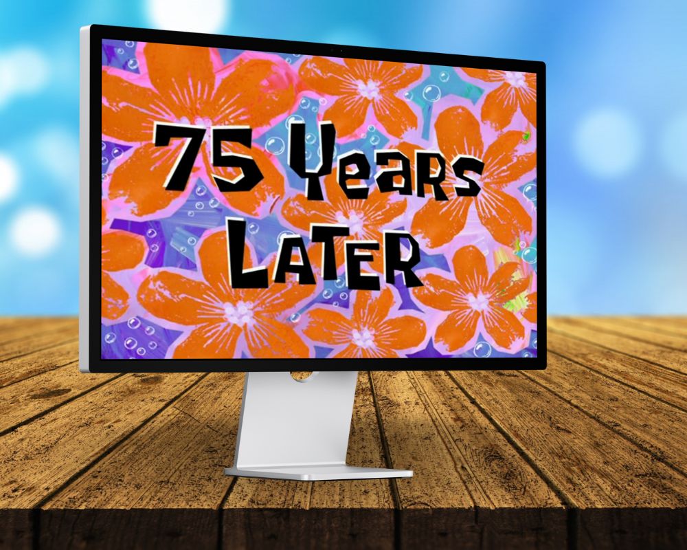 75 Yrs. Later, Seventy Five Years Later, Laugh Out Loud with 90 SpongeBob Timecards, Farc4y Gaming, Scenescoop Blog, SpongeBob Meme Templates All Timecards in Narrator's Voice Free Download, SpongeBob Wallpaper Full HD for Desktop, SpongeBob Ultra HD live wallpaper, Mini Transitions Clip for Funny Videos Editing, SpongeBob Timecard Clips