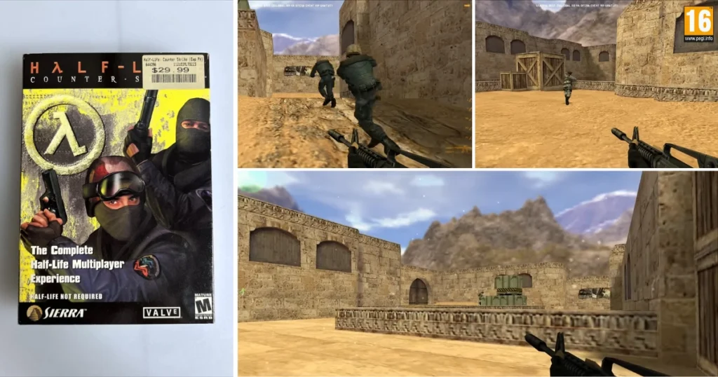 10 Best Action Games for PC Under 1GB, Counter Strike CS 1.6 PC Game Download, First-person shooter game, Online Multiplayer action game under 1 GB with low graphic, Scenescoop Gaming Blog, Counter Strike 1 Game download