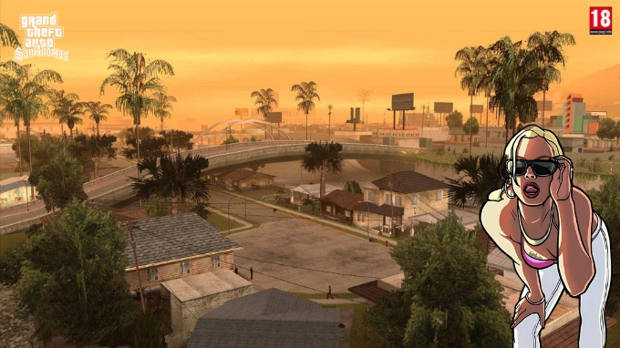 GTA San Andreas - an open world action-adventure pc game that can be downloaded under 5gb storage, grand theft auto game for low-spec pc, gangster pc game, Carl Johnson aka CJ, open world games for low end pc without graphics card