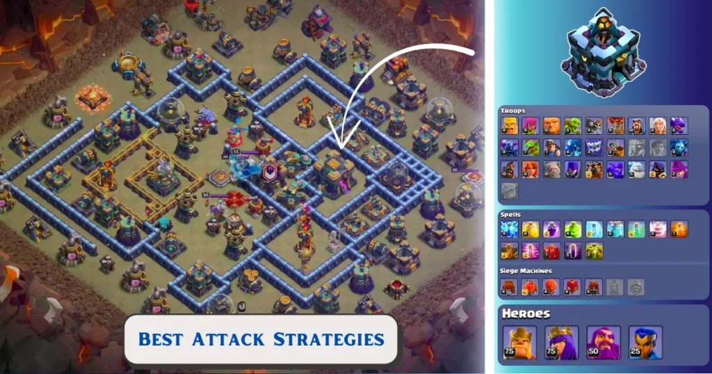 2 Easy to Learn Th13 Attack Strategies to Defeat Th14 Bases in Clash of Clans Game CWL