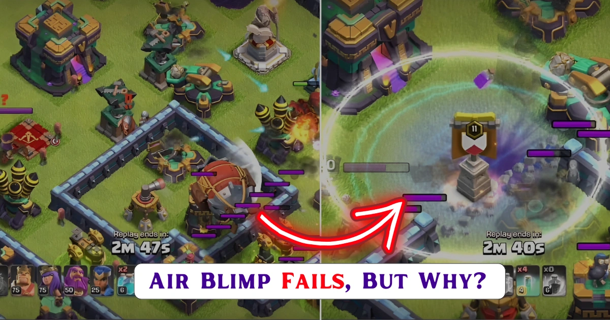 A step-by-step guide on why Battle Blimp fails in Clash of Clans game Air Attacks both in multiplayer and wars, Understanding the Blimp Attack Strategy, Common Reasons for Blimp Attack Failures, Case Study of Blimp Attack Failures, Tips for Improving Blimp Attack Success Rate, Scenescoop