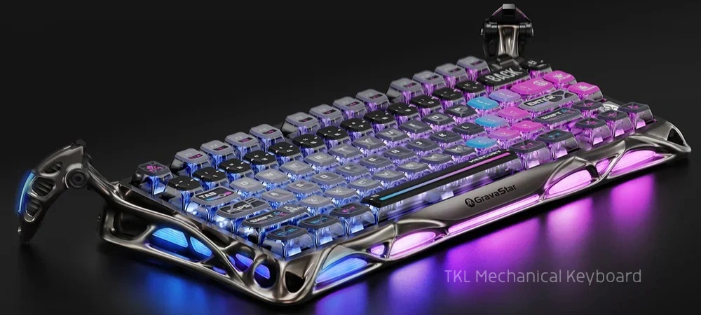 Image of a Tenkeyless (TKL) Mechanical Keyboard (Excluded the Num Pad)